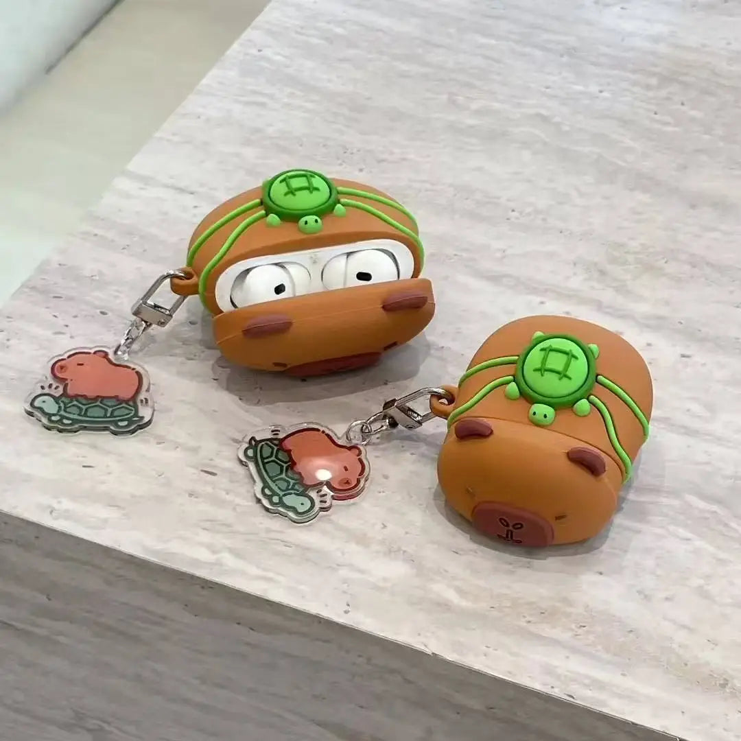Funda AirPods con diseño de Capybara