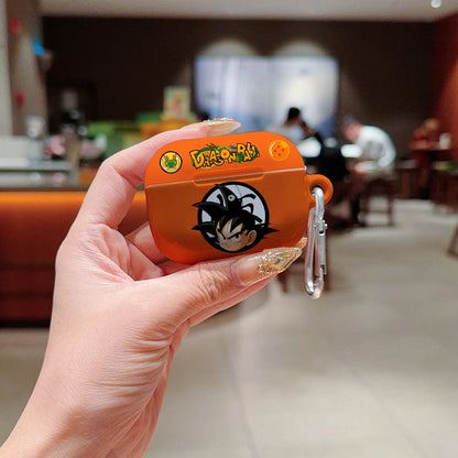 Anime a prueba de golpes para d-dragons bolas protectora brillante HD duro PC auriculares funda para AirPods 1 2 3