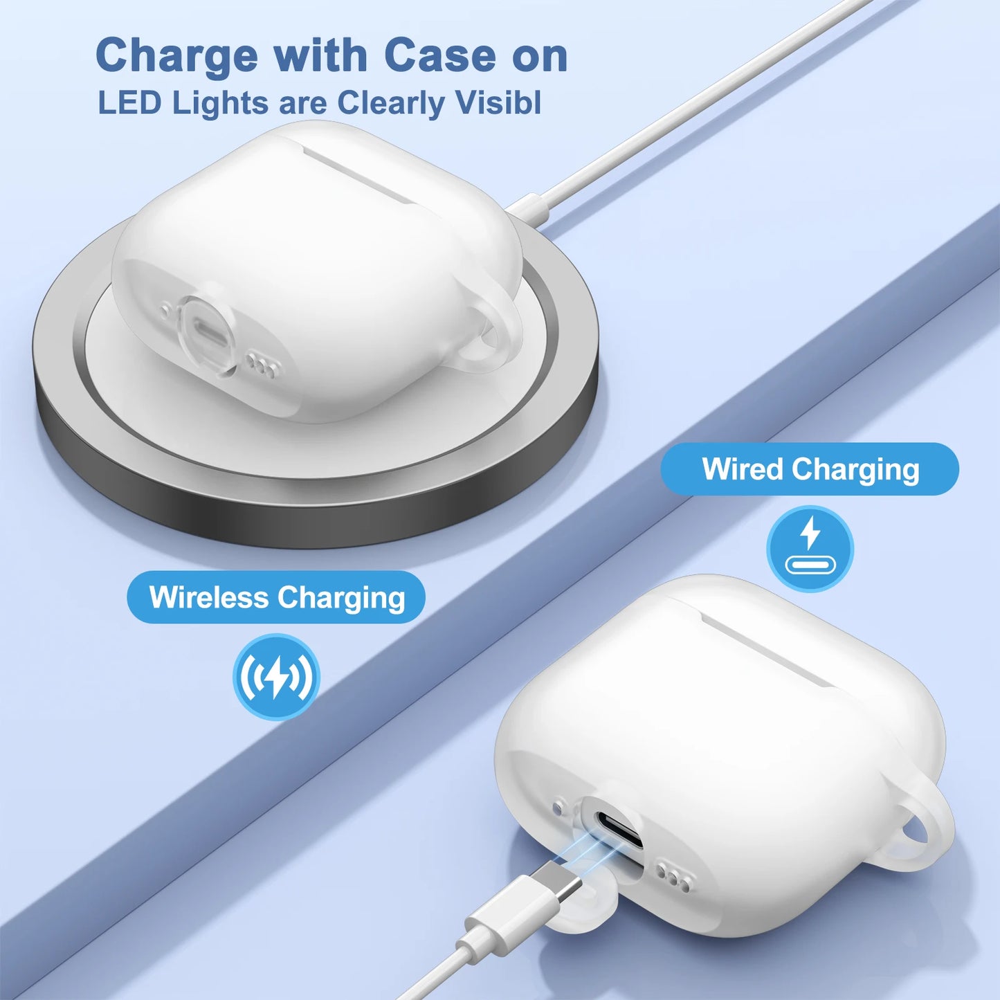 Fundas de silicona para auriculares Apple Airpods 4