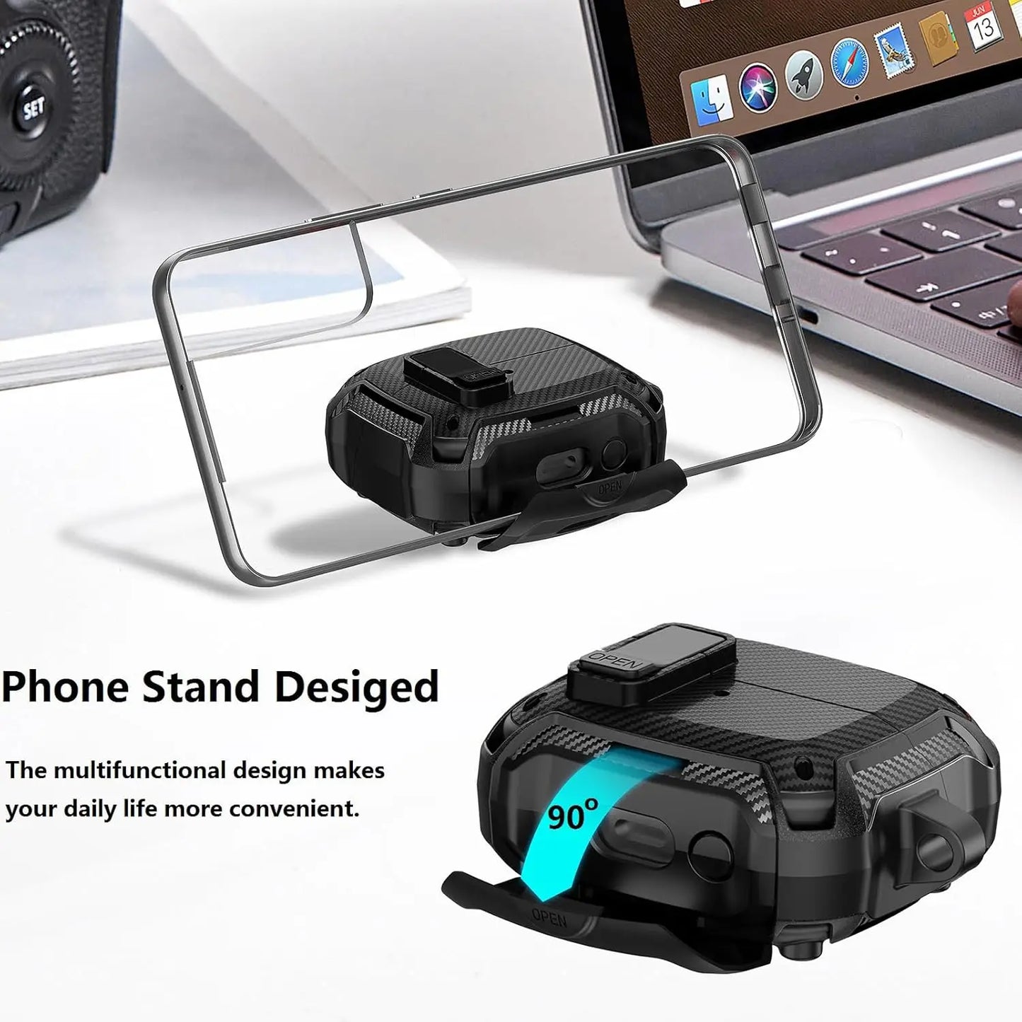 Funda para Samsung Galaxy Buds 3 Pro con cerradura segura