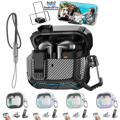 Funda para Samsung Galaxy Buds 3 Pro con cerradura segura