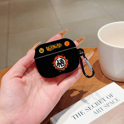 Anime a prueba de golpes para d-dragons bolas protectora brillante HD duro PC auriculares funda para AirPods 1 2 3