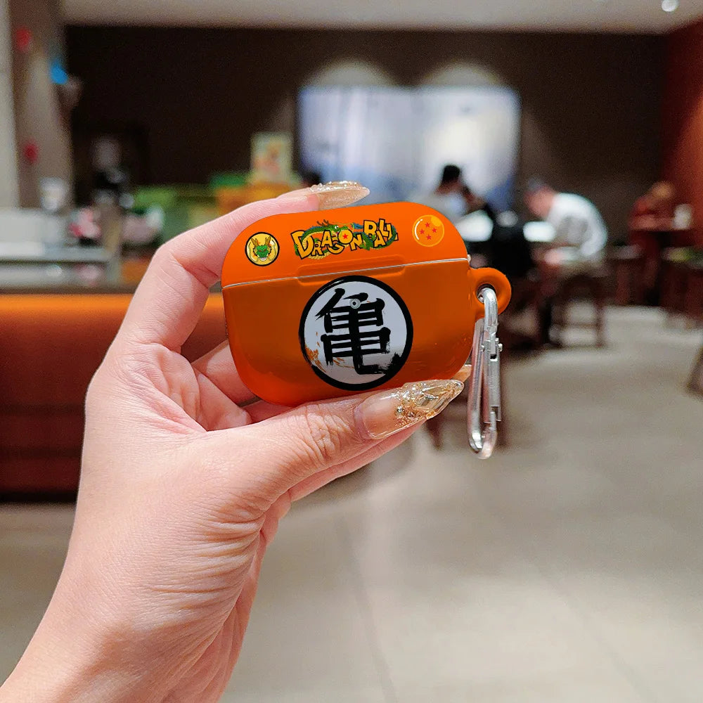 Anime a prueba de golpes para d-dragons bolas protectora brillante HD duro PC auriculares funda para AirPods 1 2 3