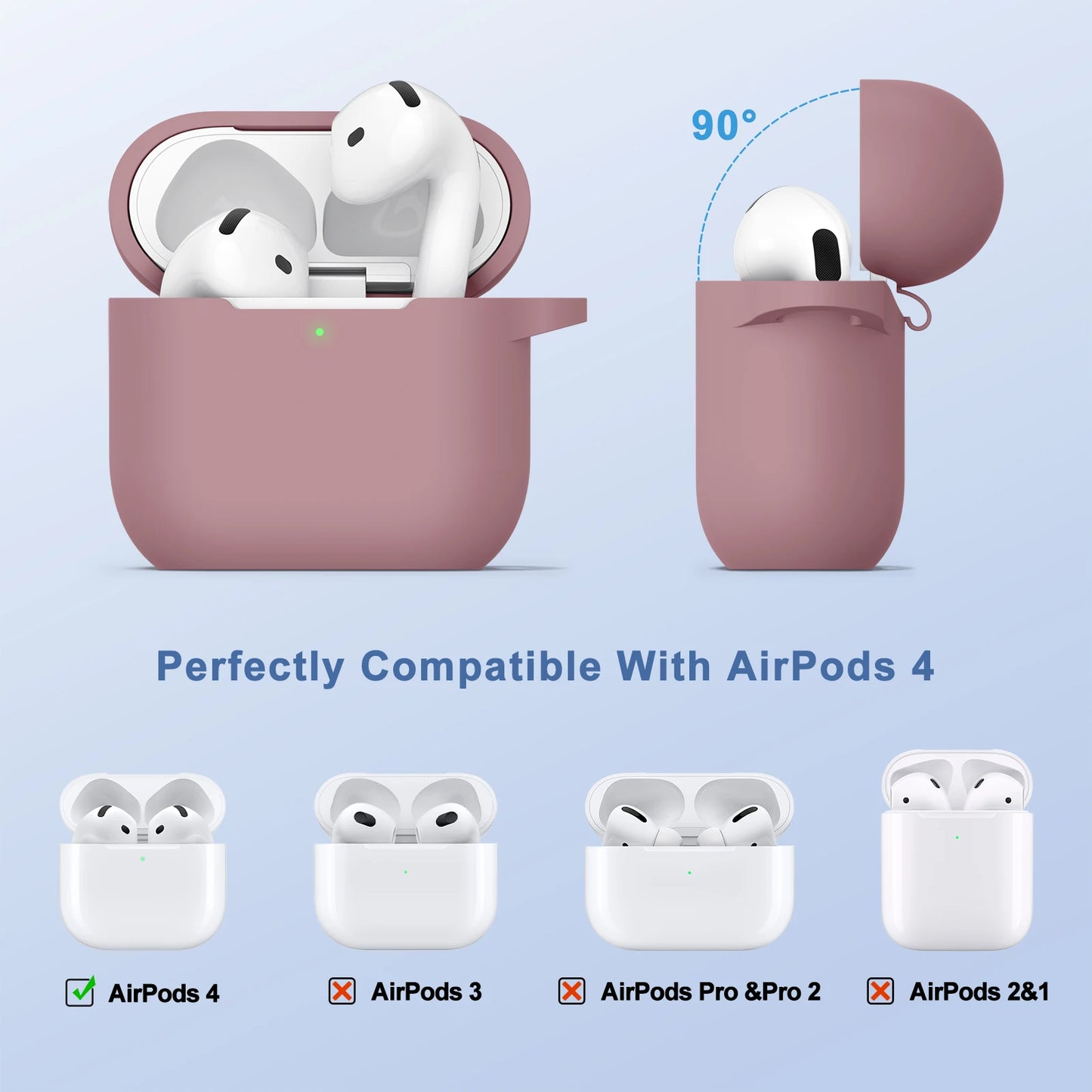 Fundas de silicona para auriculares Apple Airpods 4