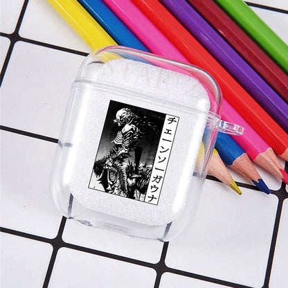 funda suave de TPU Power Denji Makima Aki Pochita funda para auriculares fundas Pro 3 2 1