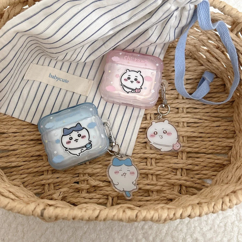 Chiikawa Hachiware Usagi Anime funda para auriculares