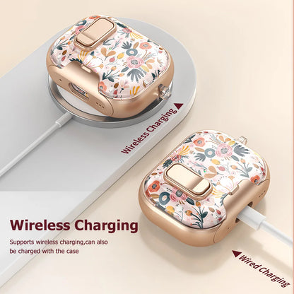 Funda para AirPods Pro, con aspecto tropical y llamativo (con bloqueo de seguridad)