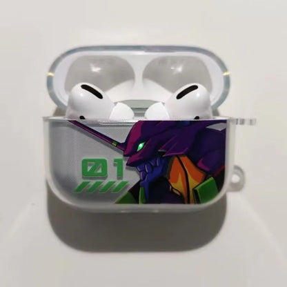 EVANGELION Eva-01 Funda para AirPods 1, 2, 3, Pro 2 Funda Anime