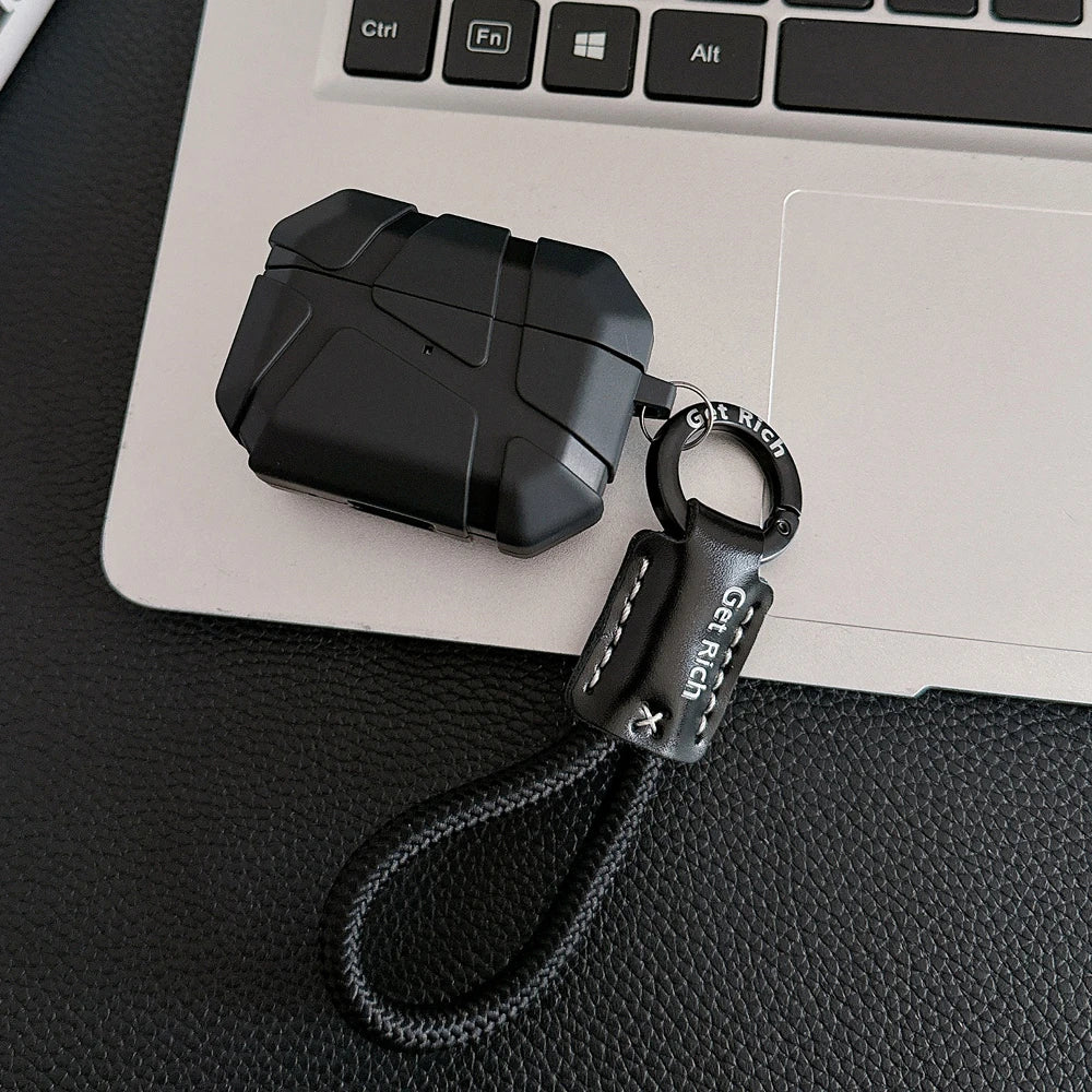 Nueva funda protectora anticaída para auriculares Airpods para Apple AirPods Pro 2 AirPods 3 2 1 airPods 4 fundas Airpods de TPU con cordón