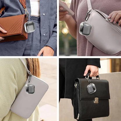 Funda transparente de silicona suave para auriculares Samsung