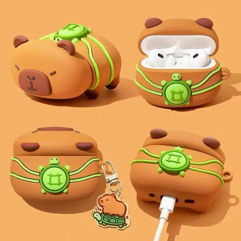 Funda AirPods con diseño de Capybara