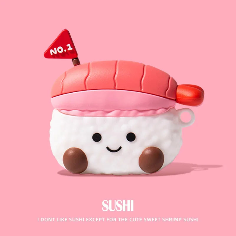 Funda de pan de galletas de Chocolate 3D para AirPods