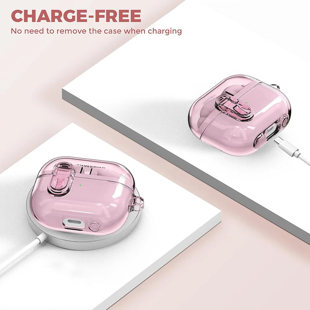 Funda de auriculares con cerradura de seguridad para Samsung Galaxy Buds