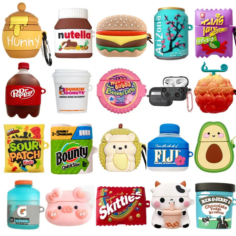 Funda para AirPods, con diseño de chicle de azúcar