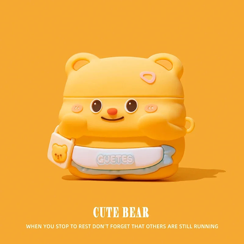 Funda de pan de galletas de Chocolate 3D para AirPods