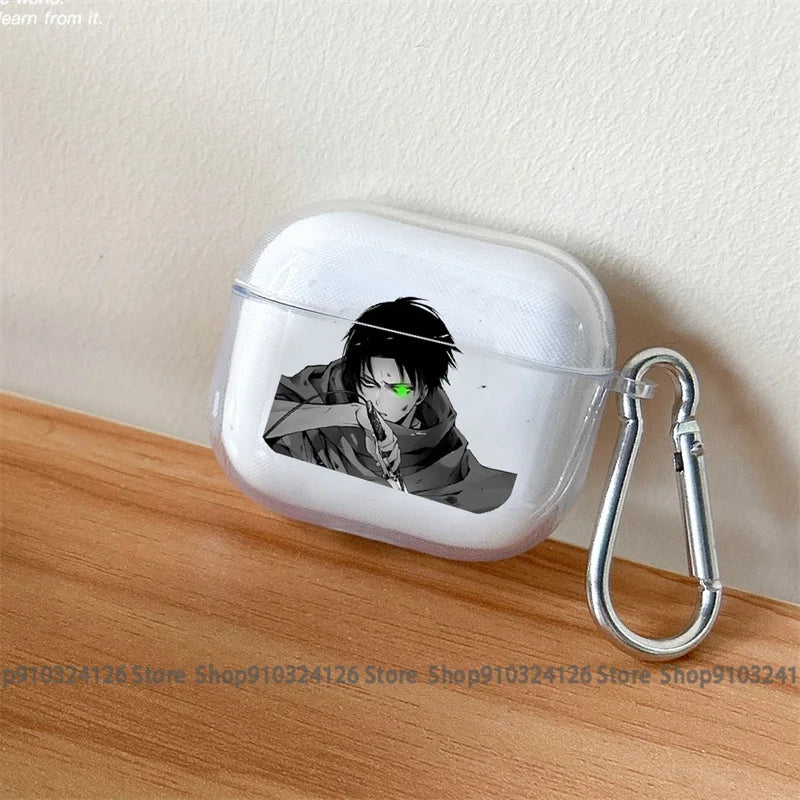 Funda de Anime japonés Attack on Titan para AirpodsPro