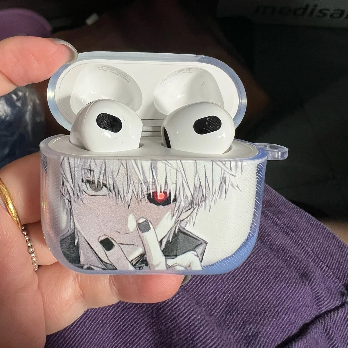 Funda de lujo para AirPods de Anime Tokyo Ghoul para Apple AirPods 4, a prueba de golpes.