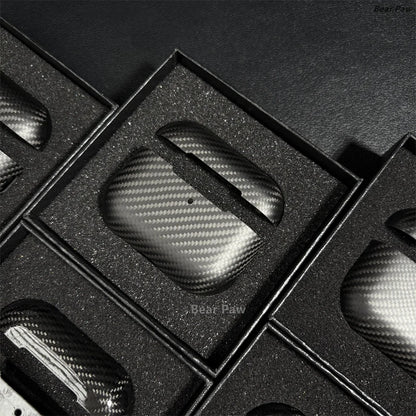 Para Airpods Pro 3 fundas de fibra de aramida fundas finas de fibra de carbono para auriculares para Airpods 4/Airpods Pro 2 3 cubierta de fibra de carbono Kevlar Real