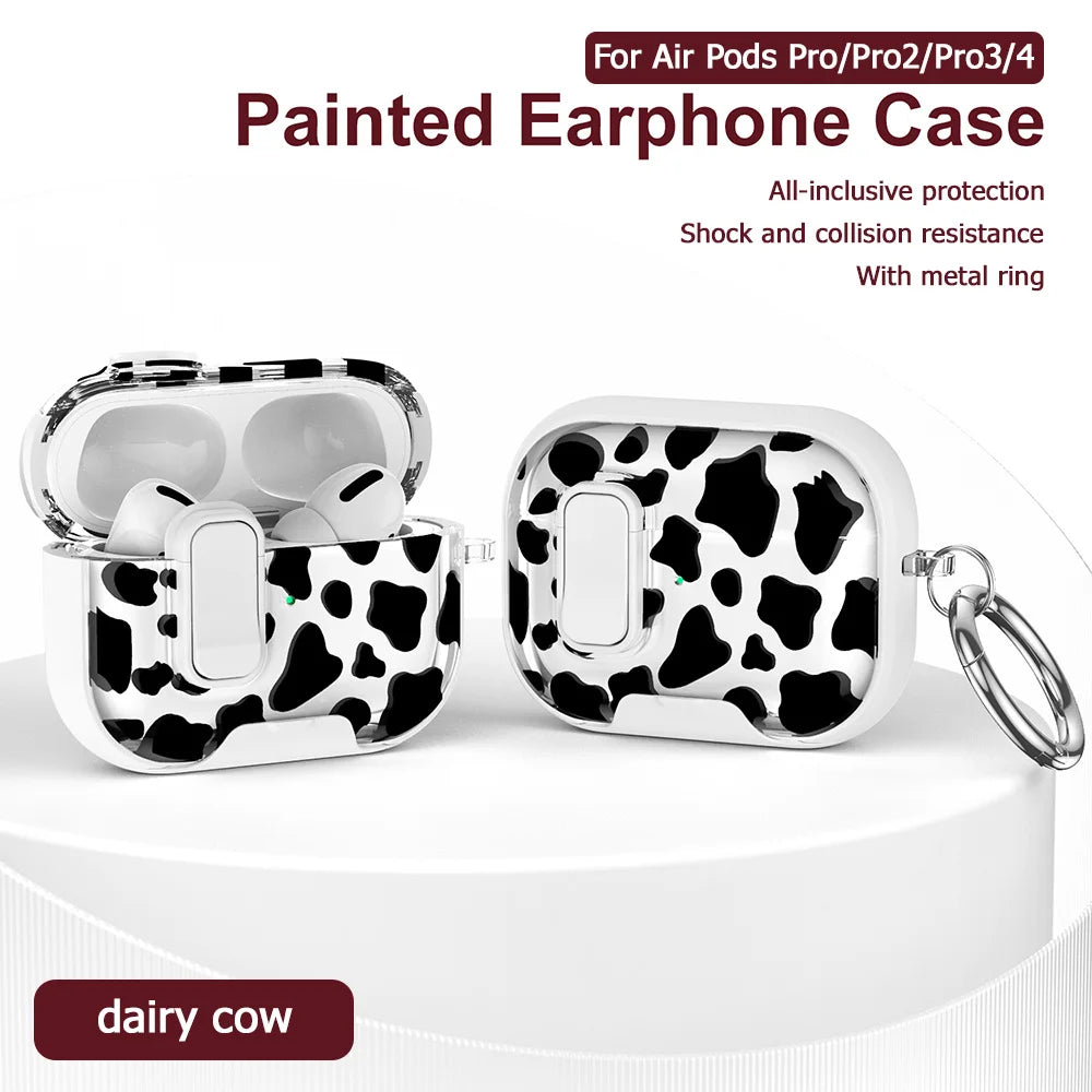 Funda para AirPods Pro, con aspecto tropical y llamativo (con bloqueo de seguridad)