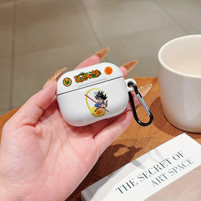 Anime a prueba de golpes para d-dragons bolas protectora brillante HD duro PC auriculares funda para AirPods 1 2 3