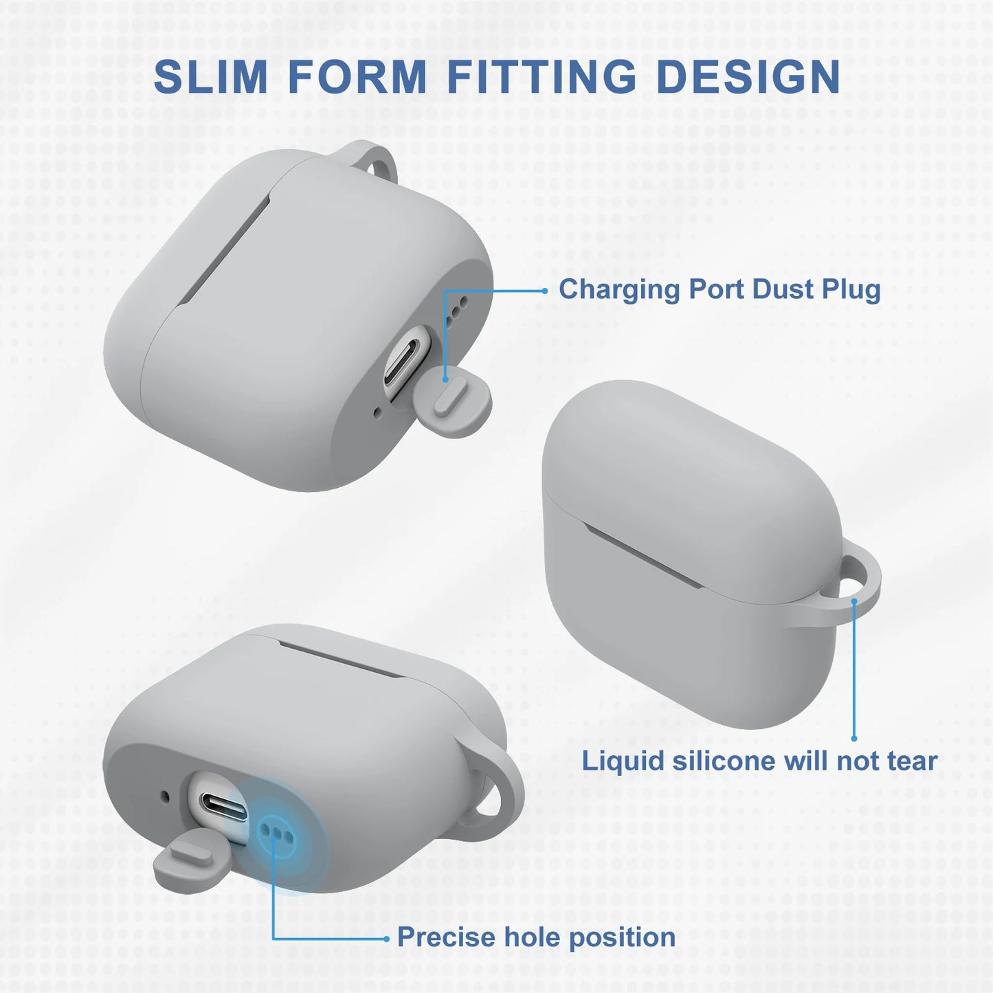 Fundas de silicona para auriculares Apple Airpods 4