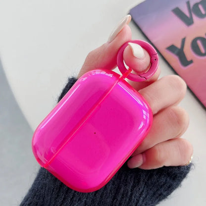 Funda fluorescente de color caramelo para auriculares AirPods de Apple