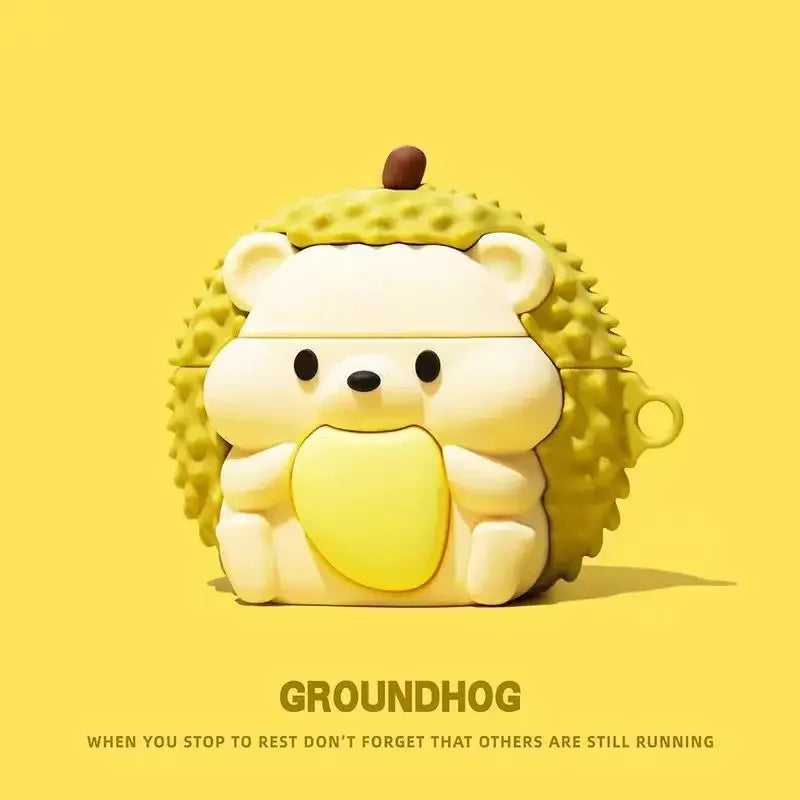 Funda de pan de galletas de Chocolate 3D para AirPods