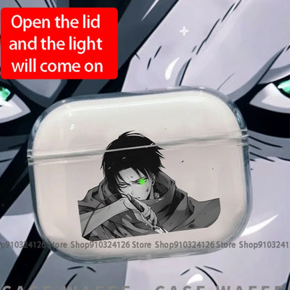 Funda de Anime japonés Attack on Titan para AirpodsPro