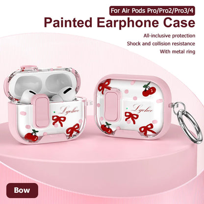 Funda para AirPods Pro, con aspecto tropical y llamativo (con bloqueo de seguridad)