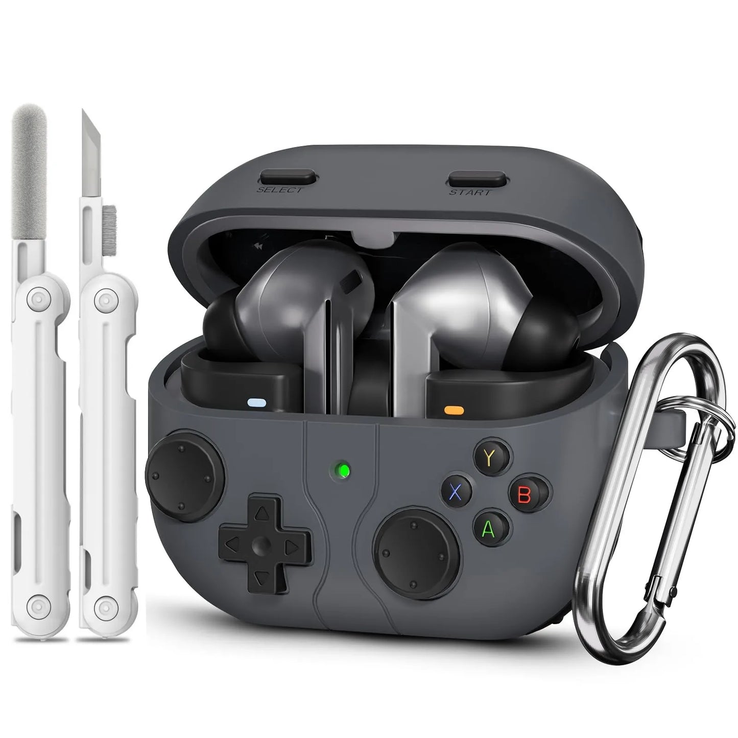 funda Para Samsung Galaxy Buds cubierta a prueba de golpes con llavero