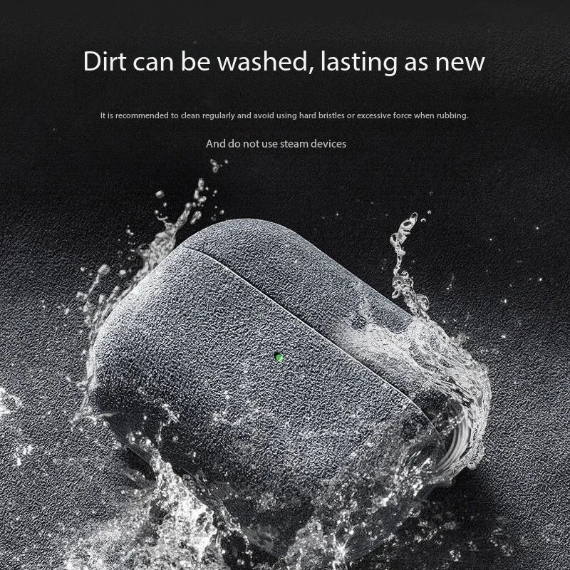 VEX ALCANTARA Funda de cuero para AirPods Pro 3 2 Pro3 funda protectora de lujo para AirPod 4 3 Pro2