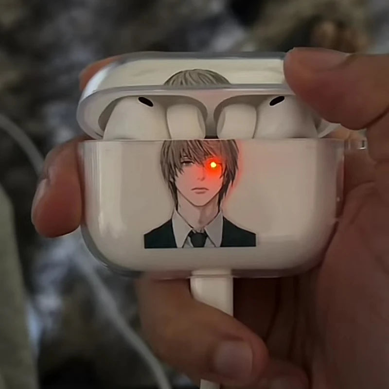Funda para AirPods de Light Yagami y Mikami Teru Death Note.