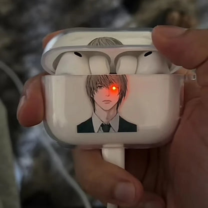Funda para AirPods de Light Yagami y Mikami Teru Death Note.