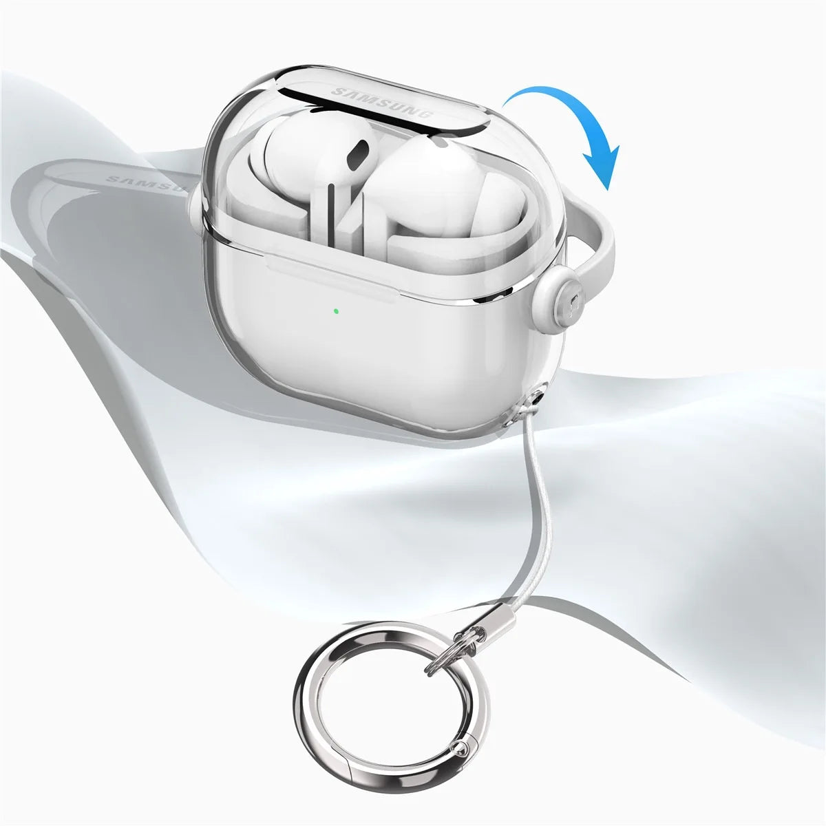 funda Para Samsung Galaxy Buds cubierta a prueba de golpes con llavero