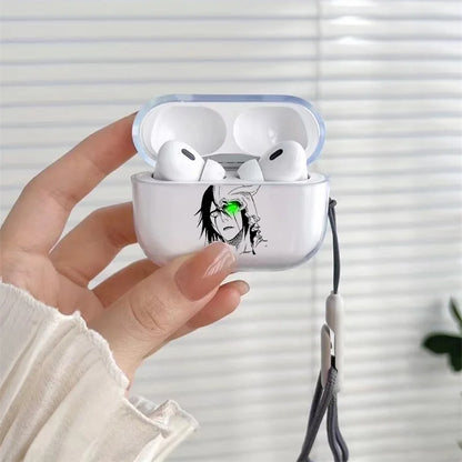 Funda de TPU transparente de Anime Ulquiorra Cifer para Airpods