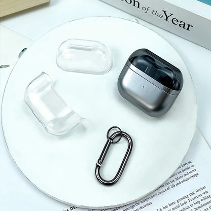 Funda transparente de silicona suave para auriculares Samsung