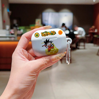 Anime a prueba de golpes para d-dragons bolas protectora brillante HD duro PC auriculares funda para AirPods 1 2 3