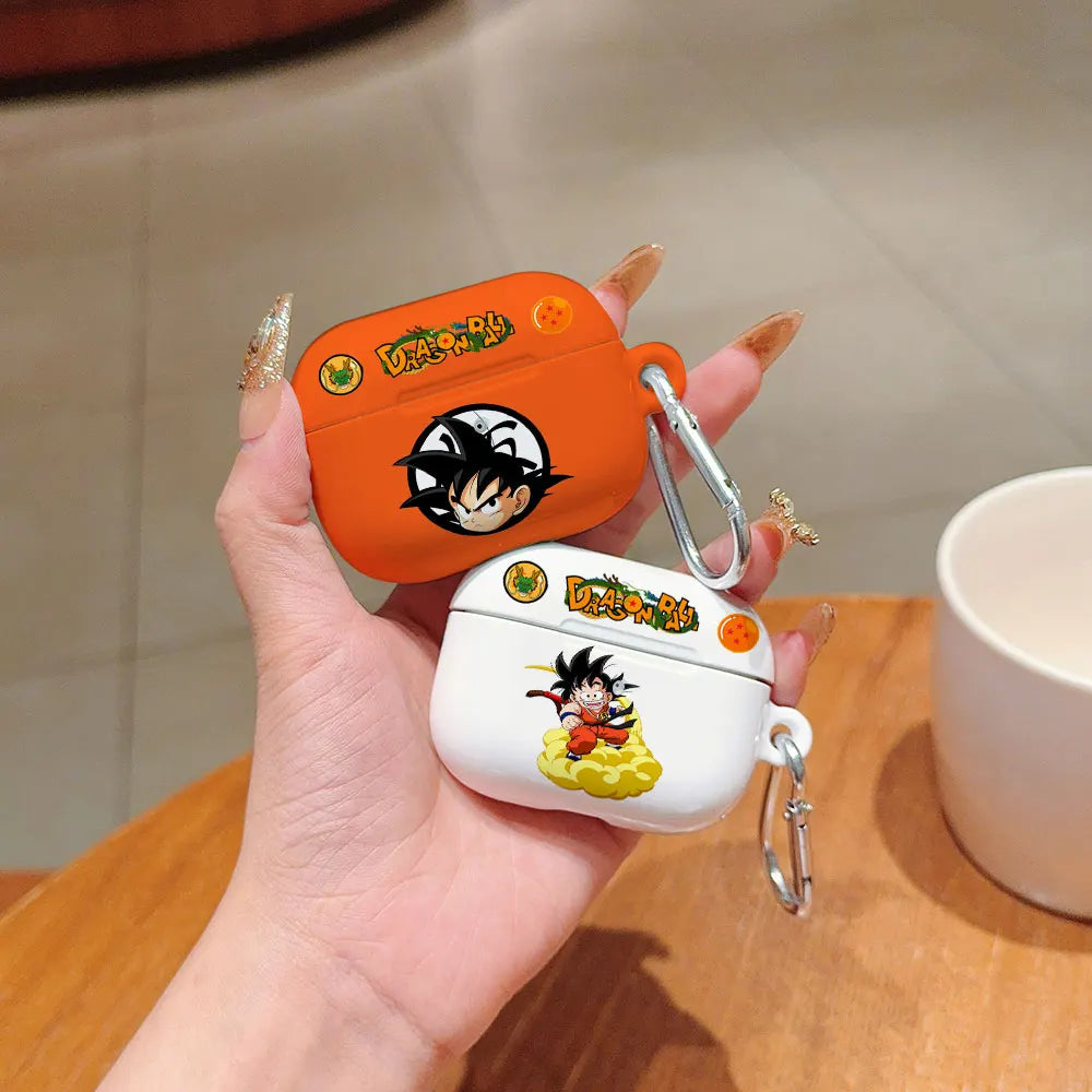 Anime a prueba de golpes para d-dragons bolas protectora brillante HD duro PC auriculares funda para AirPods 1 2 3