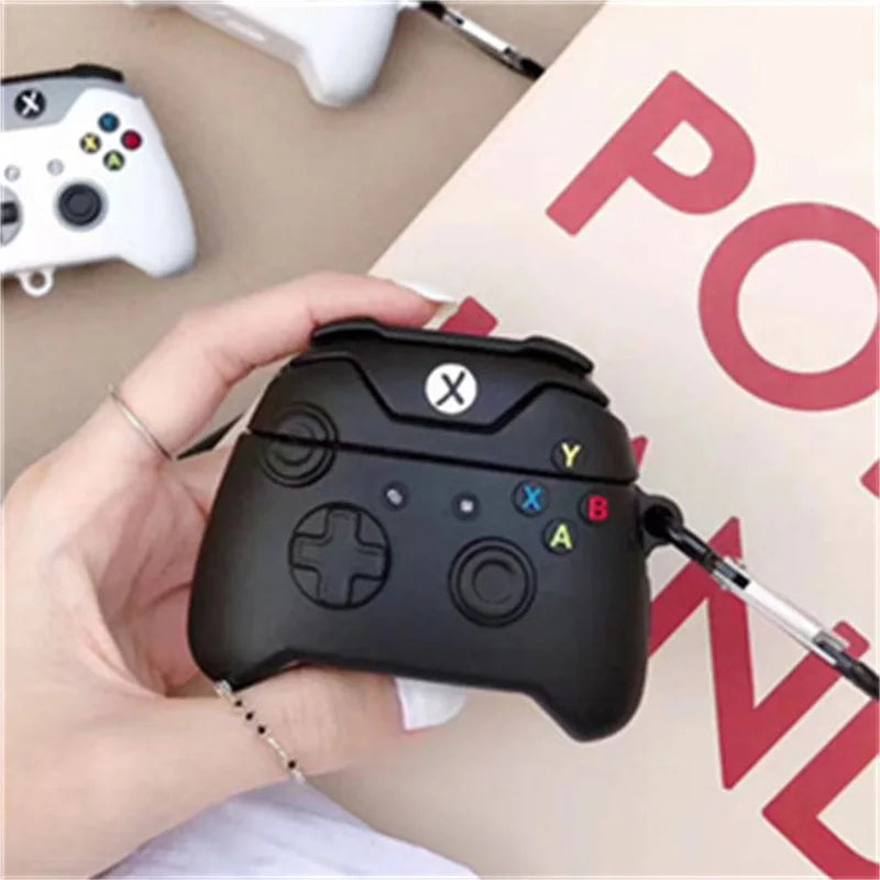 Fundas de silicona con diseño de controles de consolas y dibujos animados
