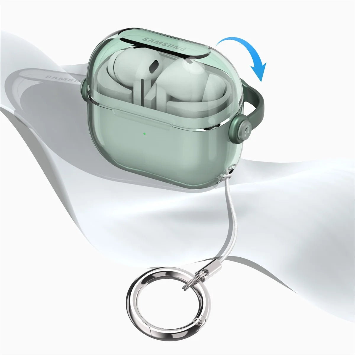 funda Para Samsung Galaxy Buds cubierta a prueba de golpes con llavero