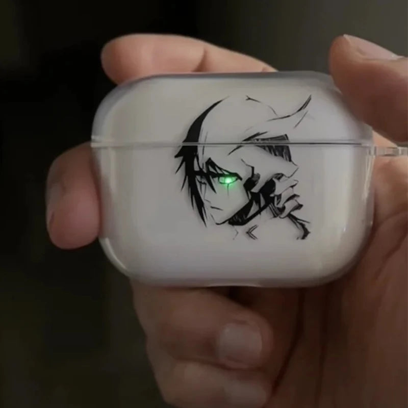 Funda de TPU transparente de Anime Ulquiorra Cifer para Airpods