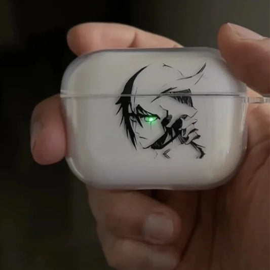 Funda de TPU transparente de Anime Ulquiorra Cifer para Airpods