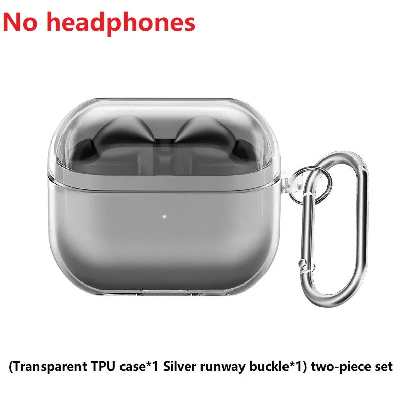 Funda transparente de silicona suave para auriculares Samsung