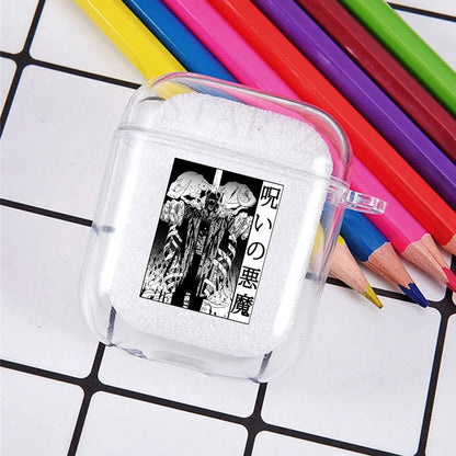 funda suave de TPU Power Denji Makima Aki Pochita funda para auriculares fundas Pro 3 2 1