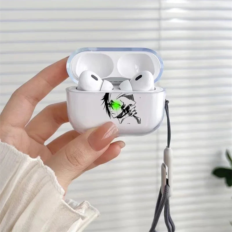 Funda de TPU transparente de Anime Ulquiorra Cifer para Airpods