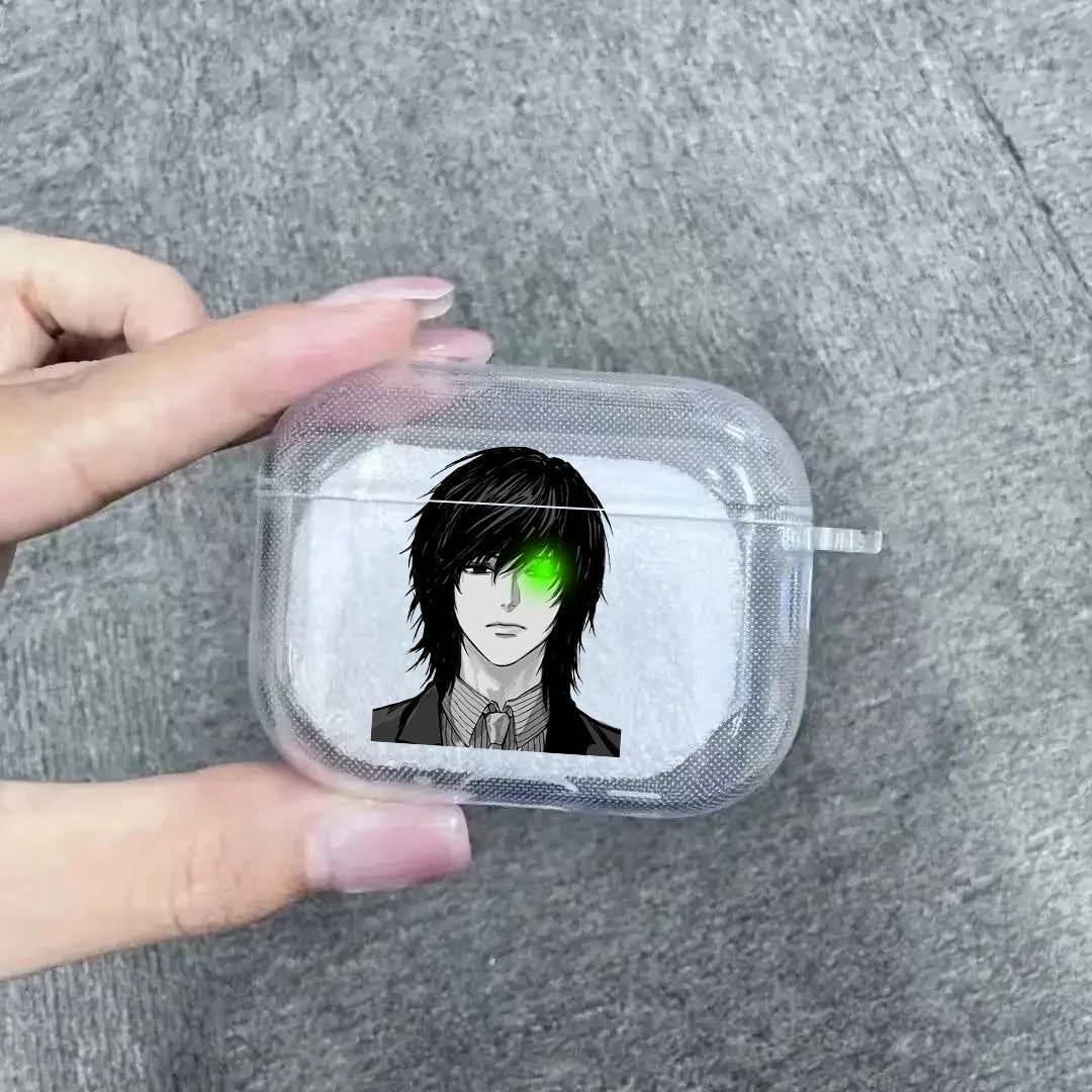 Funda para AirPods de Light Yagami y Mikami Teru Death Note.
