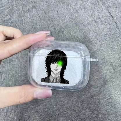 Funda para AirPods de Light Yagami y Mikami Teru Death Note.
