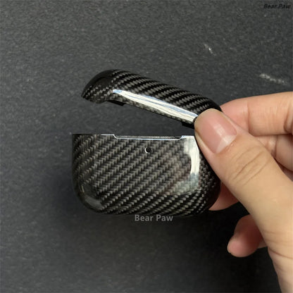 Para Airpods Pro 3 fundas de fibra de aramida fundas finas de fibra de carbono para auriculares para Airpods 4/Airpods Pro 2 3 cubierta de fibra de carbono Kevlar Real