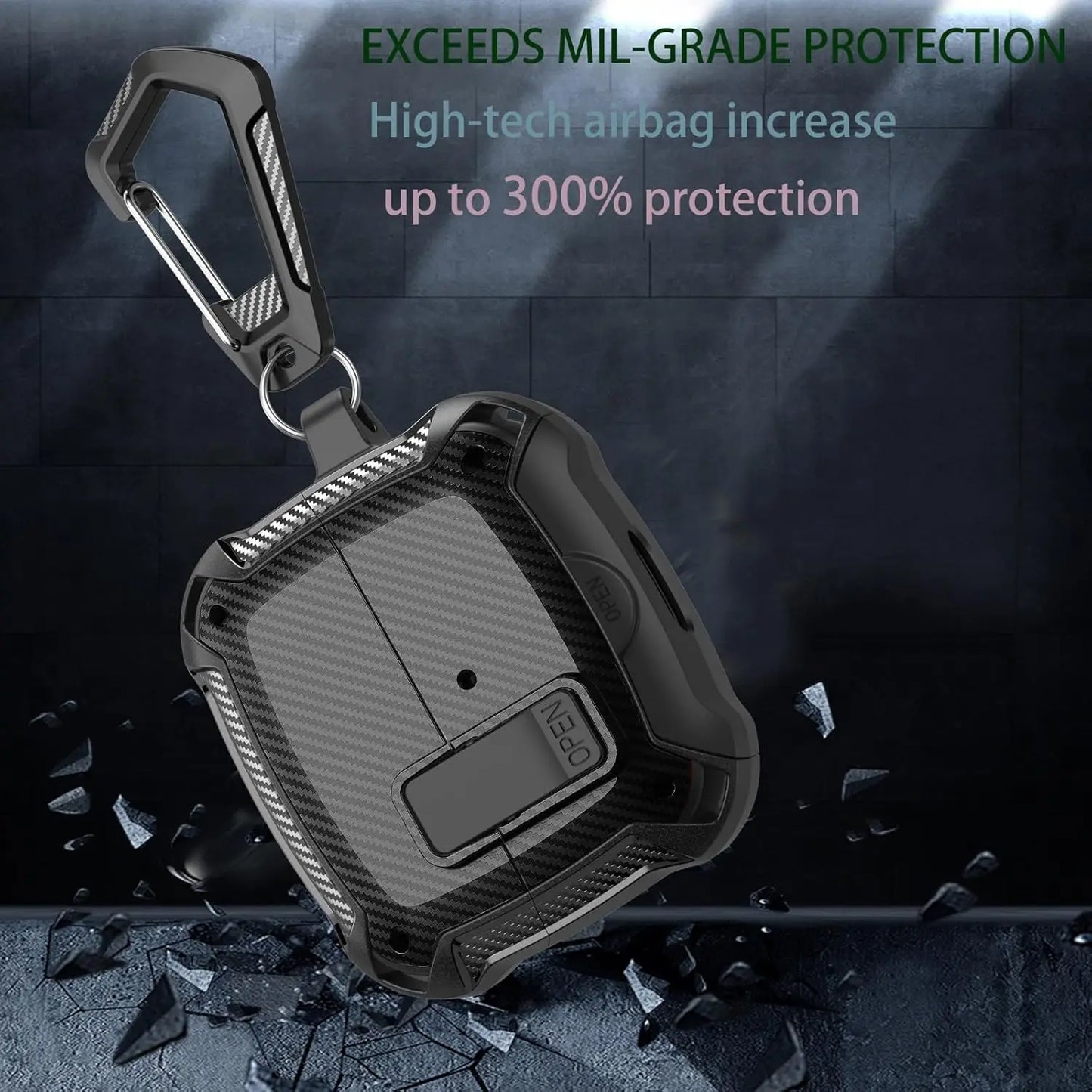 Funda para Samsung Galaxy Buds 3 Pro con cerradura segura