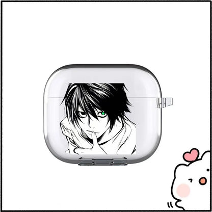 Funda protectora transparente para Apple Airpods Pro 2 L·Lawliet Death Note